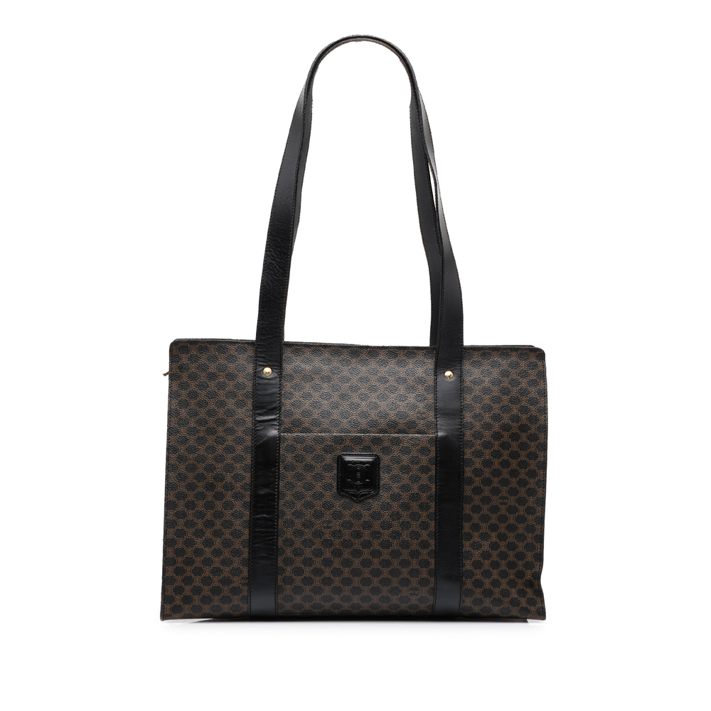 Pre-Loved Celine Macadam Coated Canvas Tote